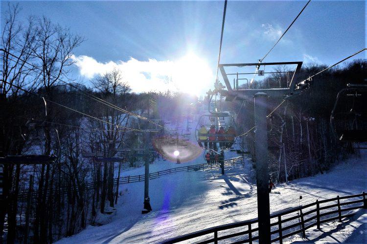 Ski Bromont – 13 décembre – Belle surprise sur l’heure du midi.