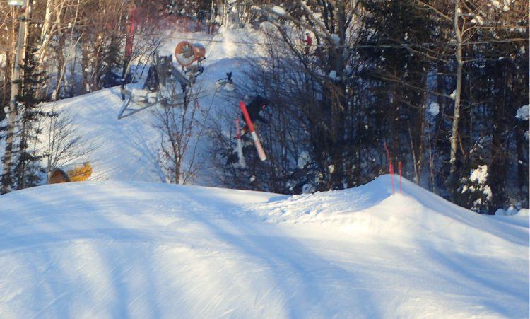 8 Janvier 2017, Centre de ski le Relais, Belles prouesses dans le parc à neige!