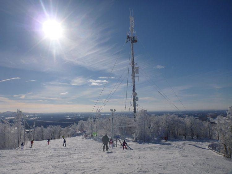 31 Janvier 2017 – Ski Bromont – Dehors et réchauffé au soleil !