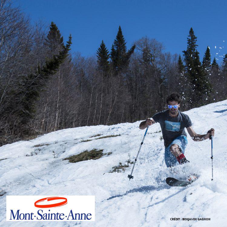 Dernier week-end de ski au Mont-Sainte-Anne