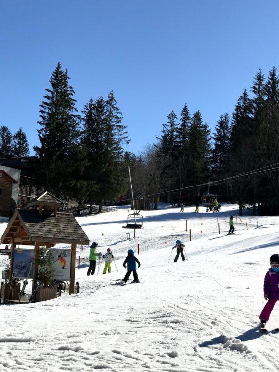 Le 27 Février 2018, Ski Mont Sutton: Une journée ensoleillé