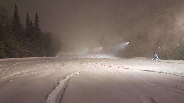Mont Ste-Anne – 28 Février – Ski de soirée et tempête au sommet