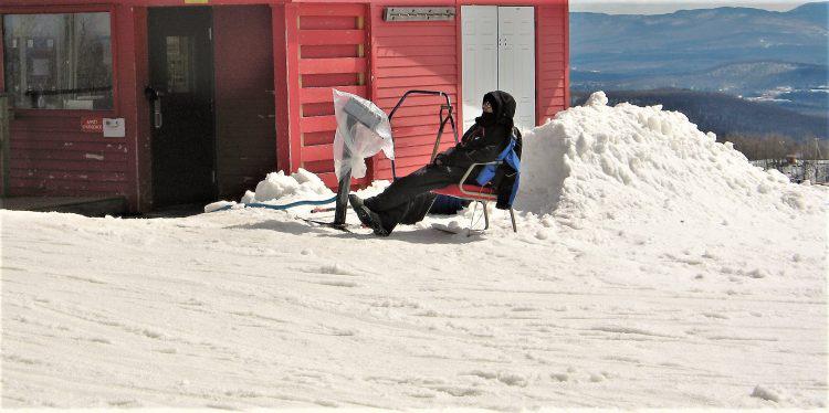 Ski Bromont, Beau temps pour prendre l’air, 2 Avril 2018