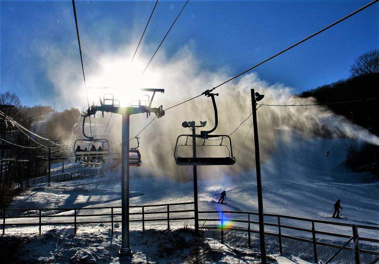 Ski Bromont, Montagne d’expériences, 2 janvier 2019, Vive les dameuses !