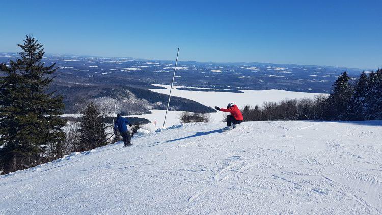 Ski mont Owl’s Head – vendredi 1 mars 2019 – une belle journée ensoleillée et tranquilité assurée