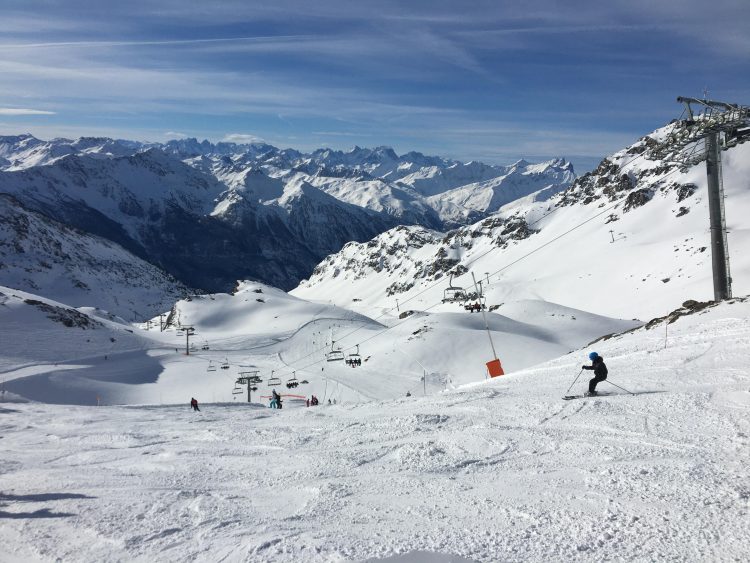 Val Thorens, France Jour 4 – Grand beau et neige profonde dans Orelle ! – 30 janvier 2020